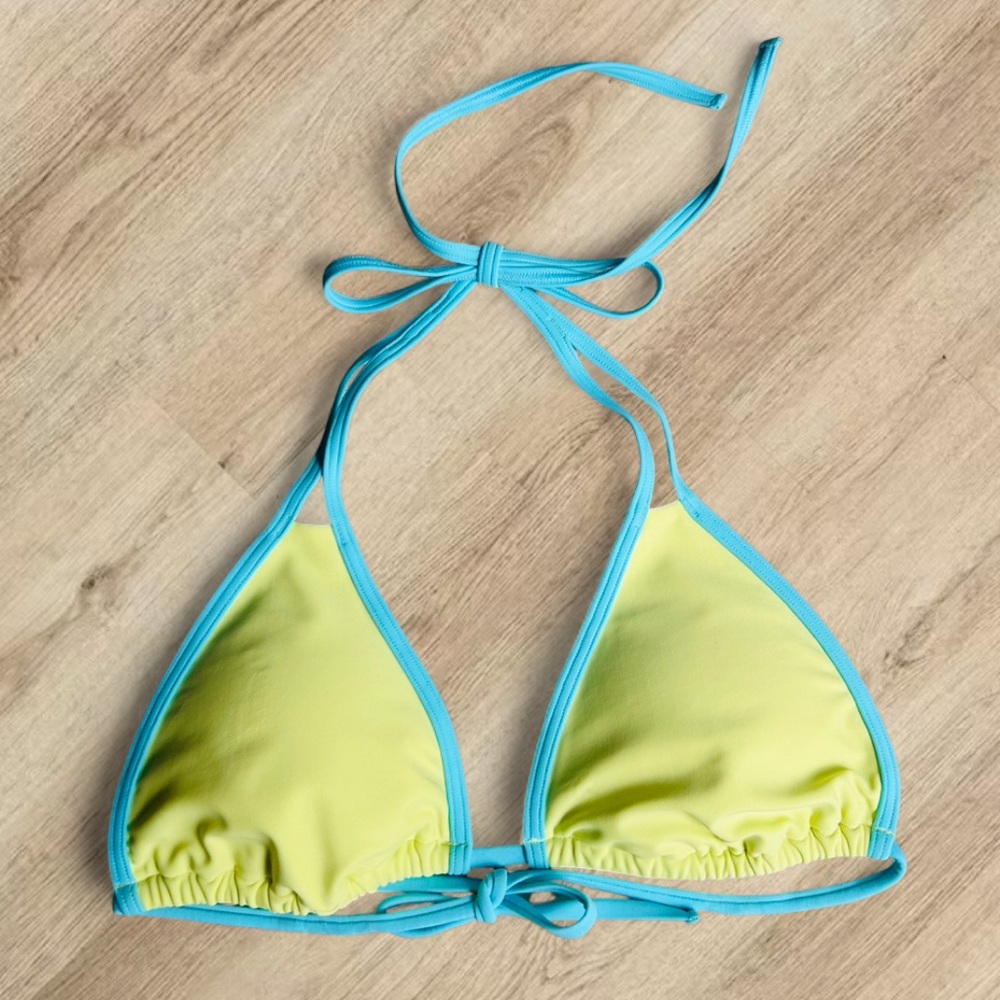 🫎 A&F Contrast Triangle Bikini Set Small NWT👙 - Picture 3 of 13